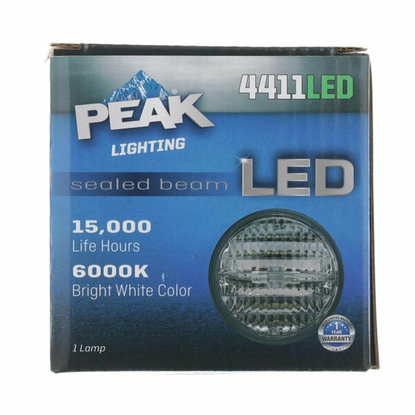 Eiko 4411 Peak LED Forward Lighting Automotive Bulb, White 8020165